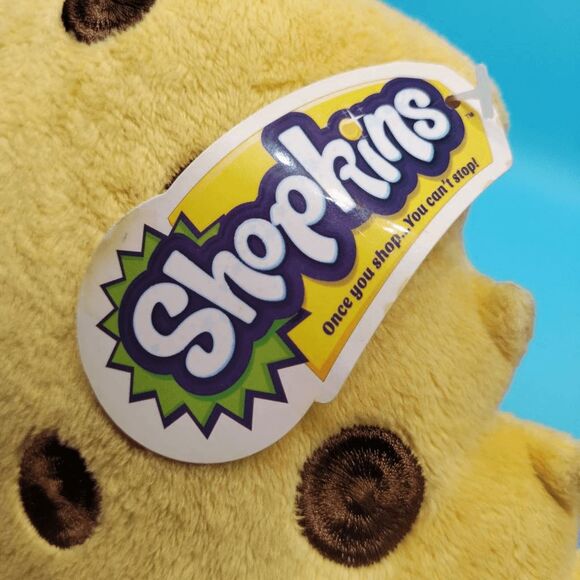 2 Shopkins Plush Toys Kooky Cookie and 5" Mintee Beanie Stuffed Plushies - Picture 8 of 9